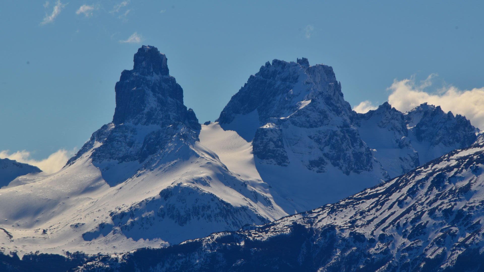 Panorámica del Cerro Chocolate en la Patagonia